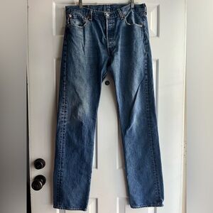 Levis 501 34x36 ORIGINAL FIT MEN'S JEANS Dark Stone Wash